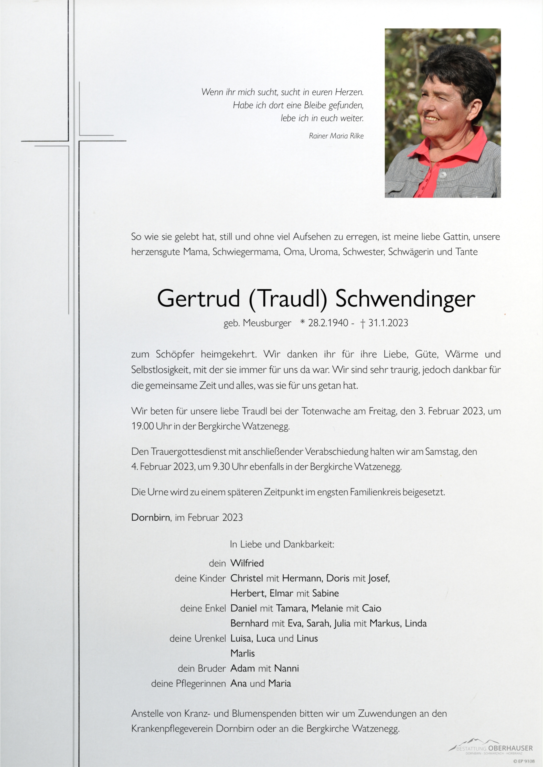 Gertrud  Schwendinger